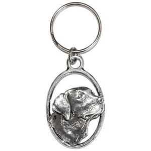 Labrador Retriever Keychain - Handcrafted in Fine English Pewter